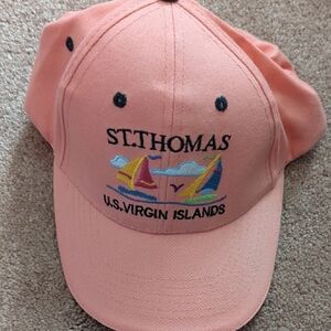 St. Thomas Embroidered Cap Adjustable. NWOT